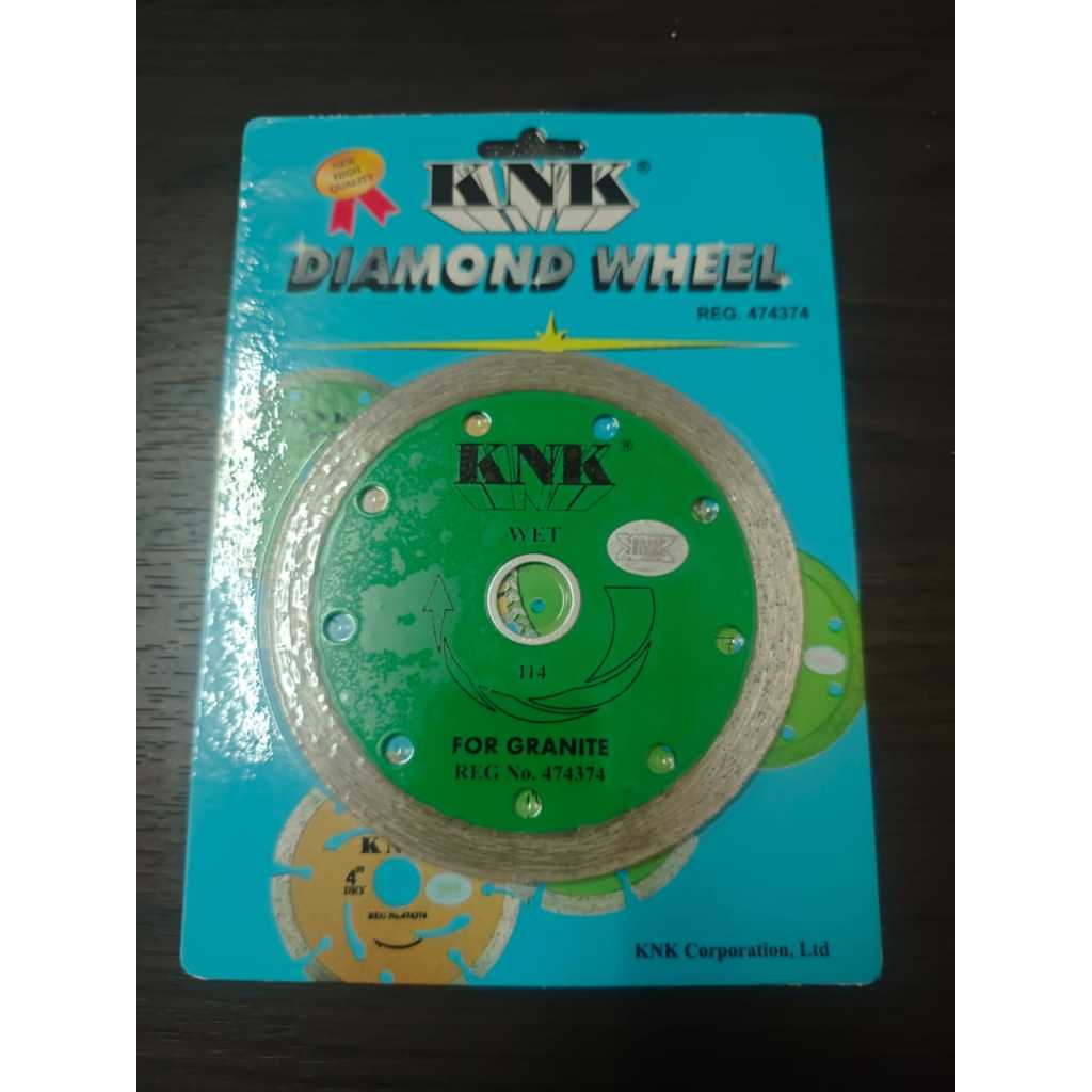 Diamond Wheel 4 Inch KNK Wet Green Special High Quality Grade