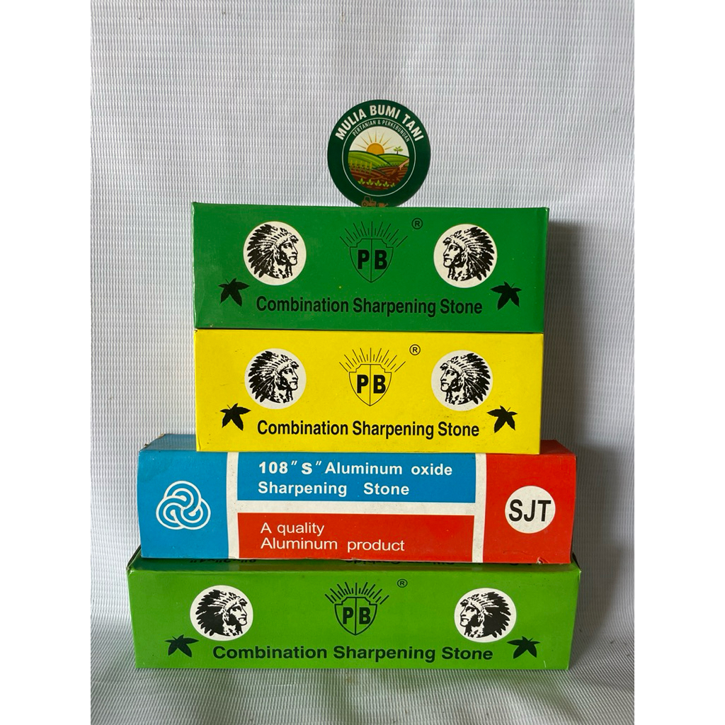 Batu Asah Dayak / Batu Asahan PB Kasar & Halus / Batu Asah PB Original