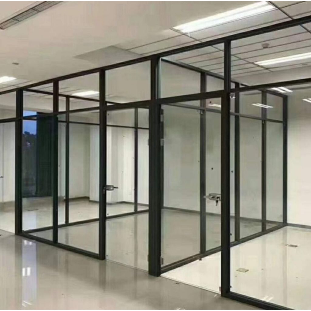 Partisi kaca kusen aluminium