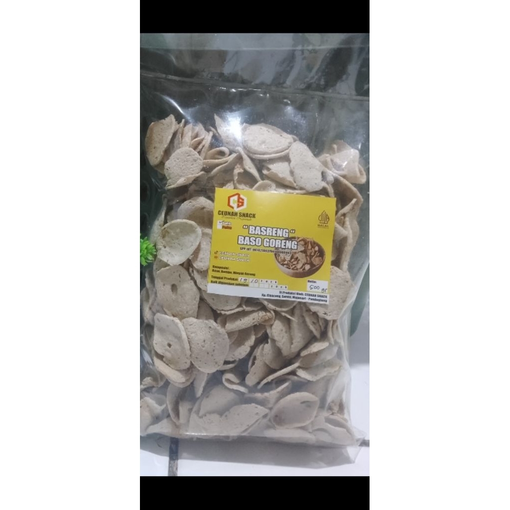 paket usaha terdiri dari 5kg basreng, 5kg sebring, 7kg kripik sente