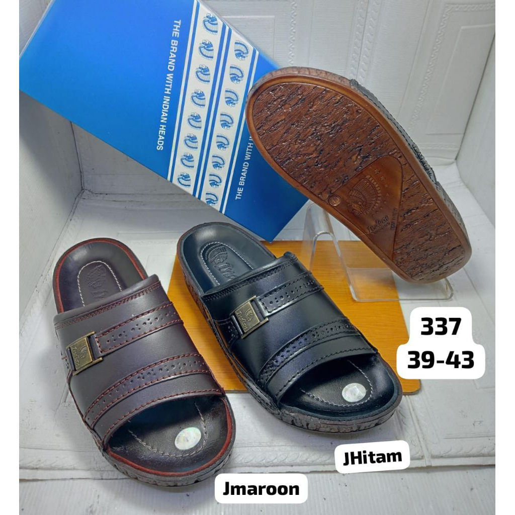 SANDAL KULIT ASLI PRIA INDIAN 337