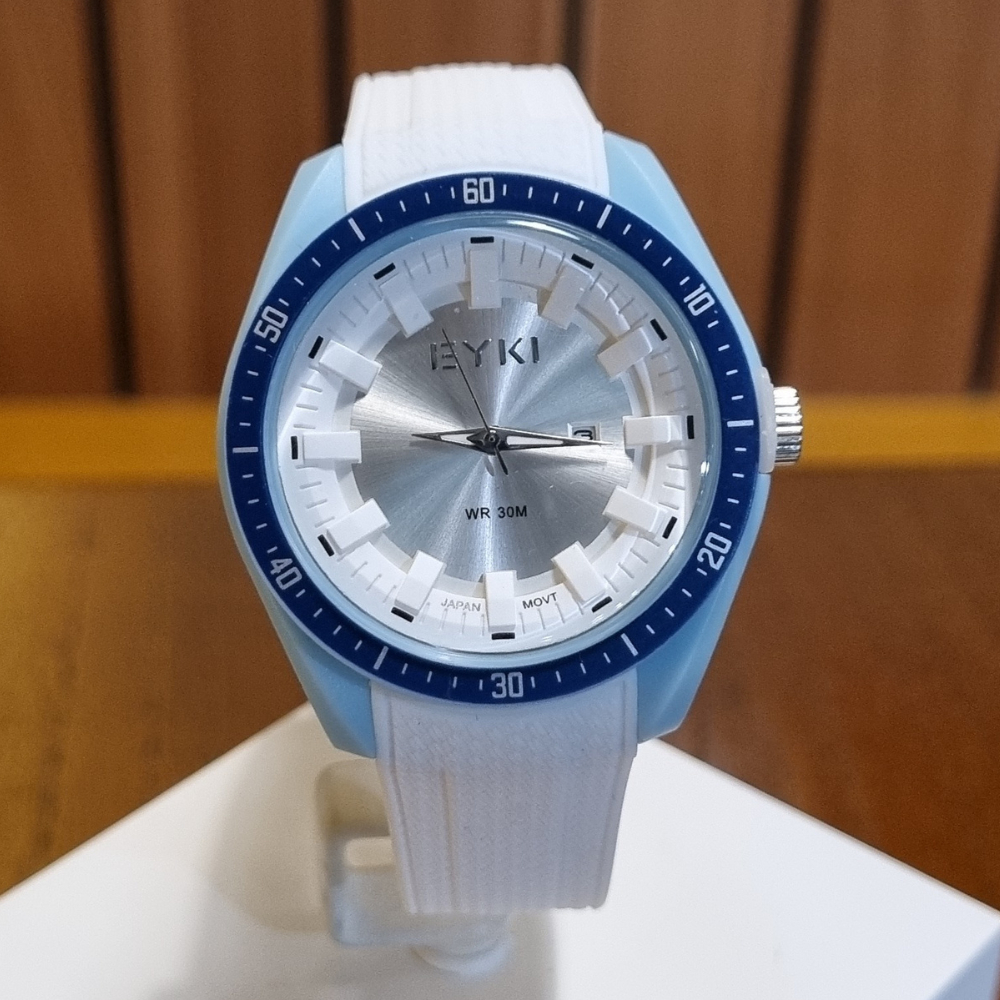 EYKI jam tangan wanita sports tali silikon trendy Garansi original W169L