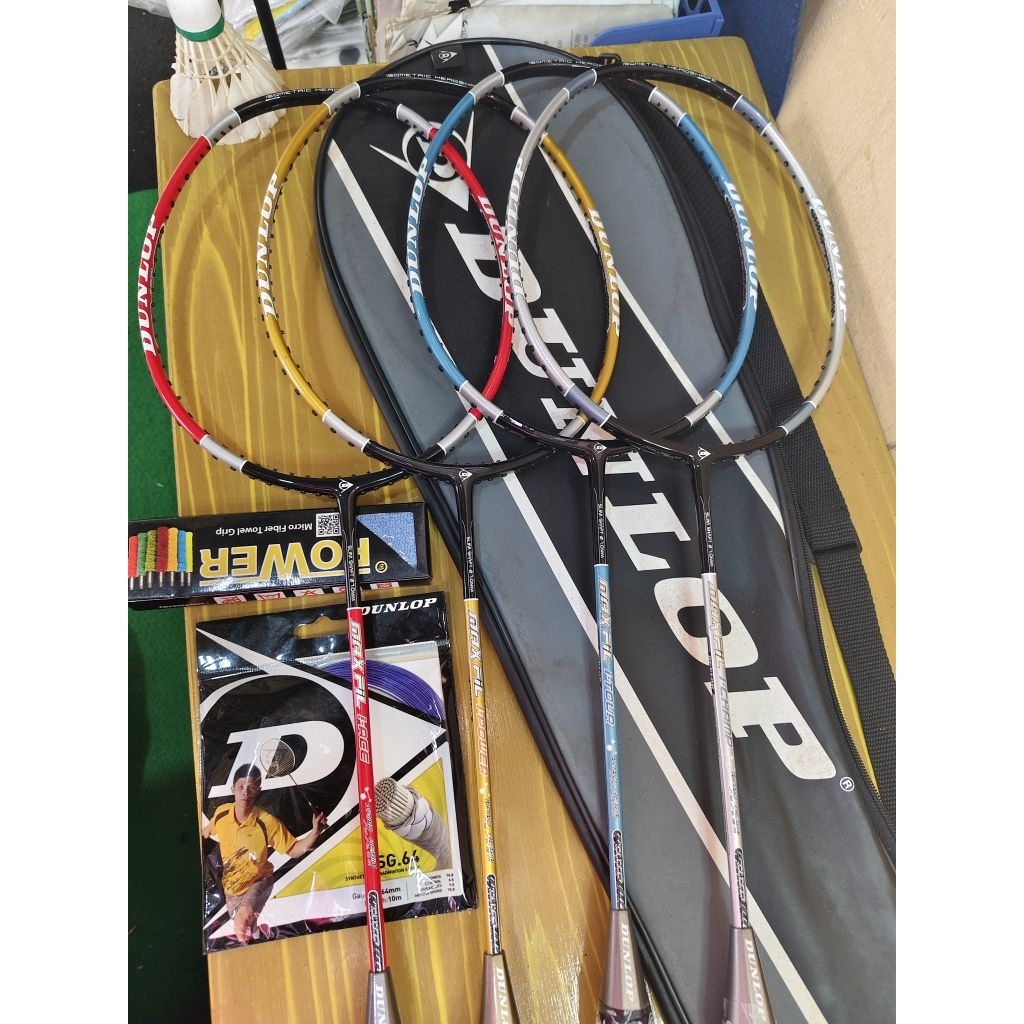 Raket badminton DUNLOP MAX FIL I-CHAMP, I-POWER, I-ACE, I-TOUR ORIGINAL 3UG4