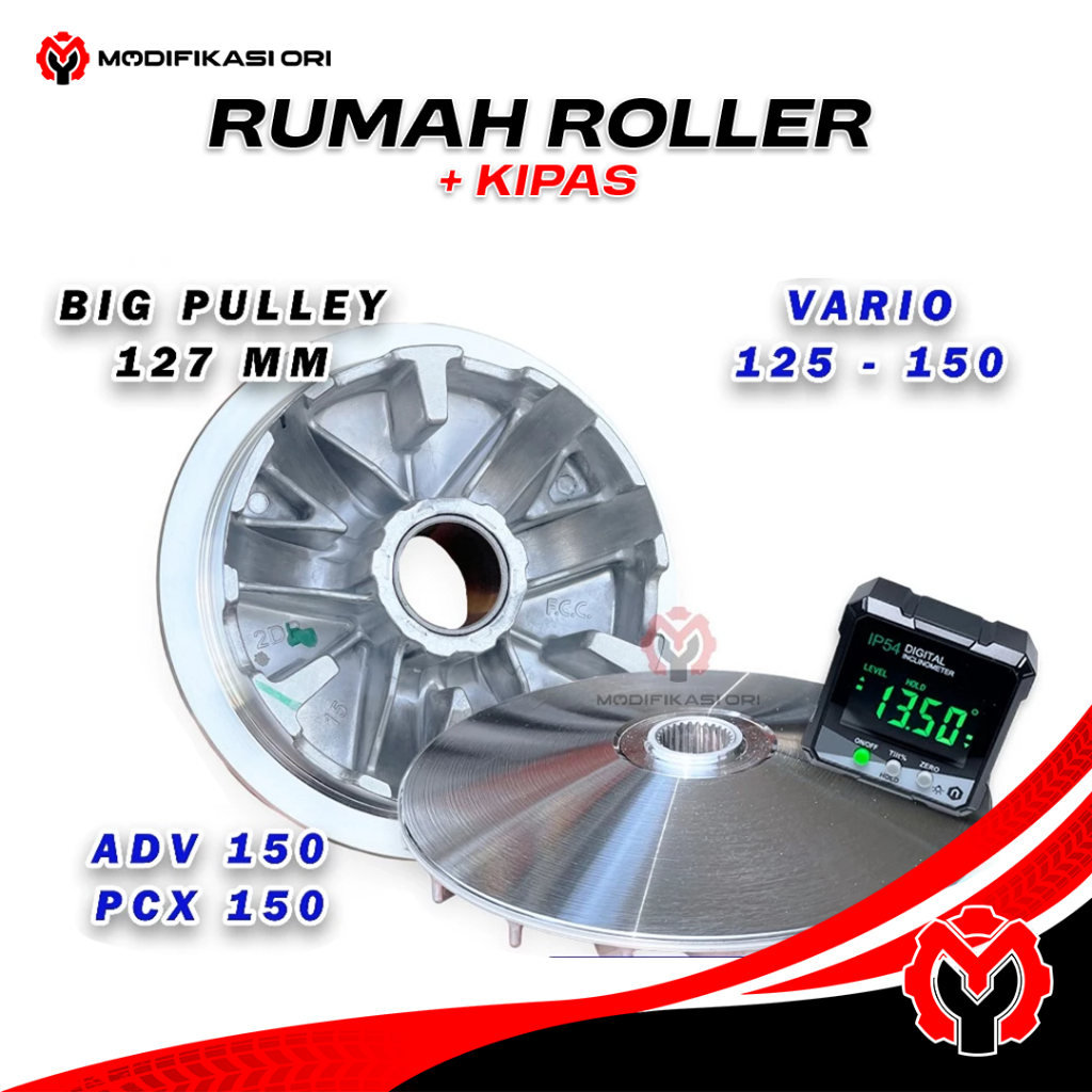 PULLEY NMAX 127 MM - Pnp Vario 125-150 Big Pulley PCX-ADV 150 bubut Modifikasi Ori