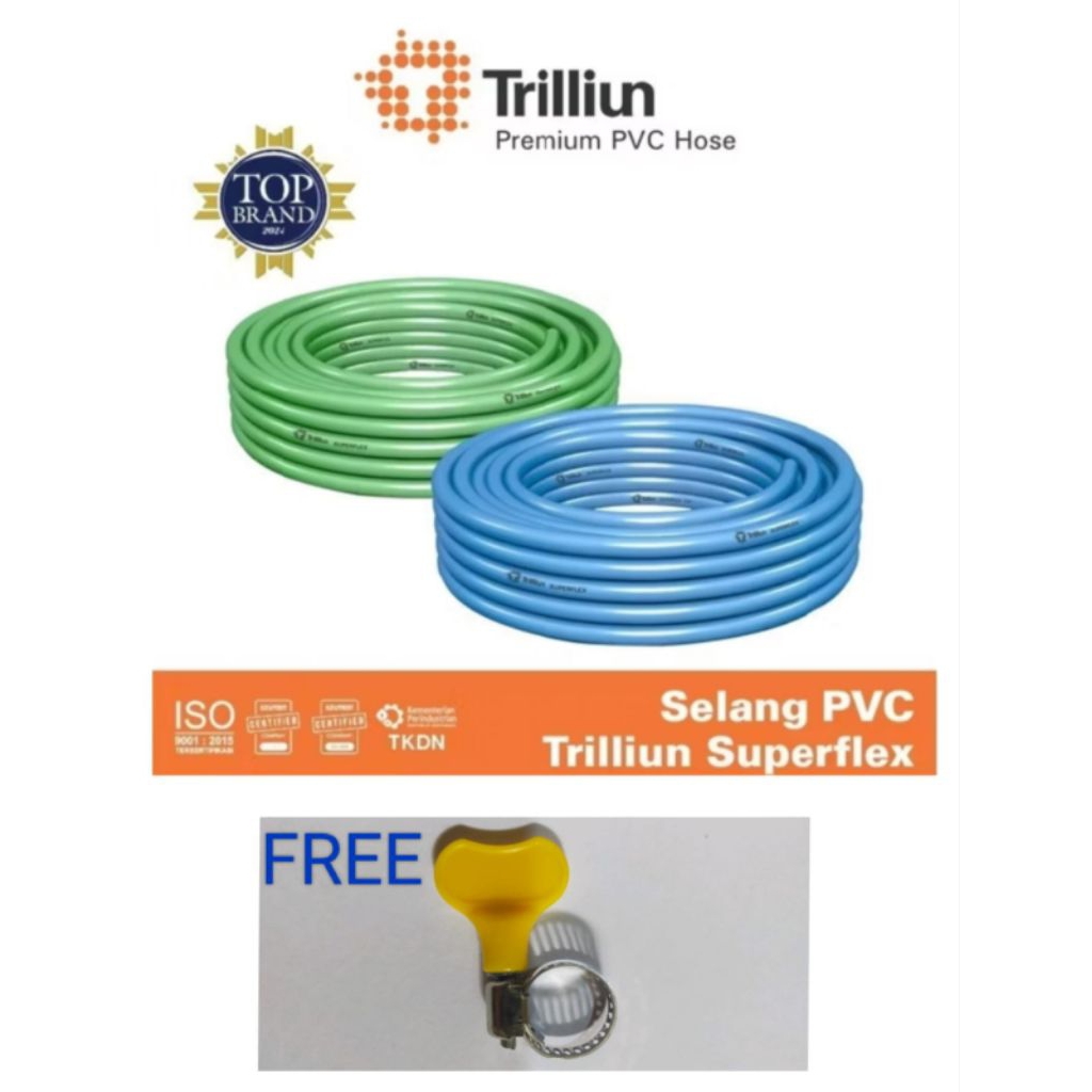 Selang Air Triliun Superflex / Elastis 5/8" Inch Per Meter