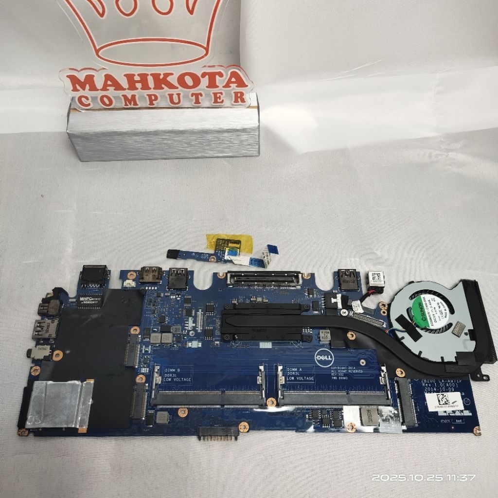 Motherboard Laptop Dell  Latitude E7250 original + Processor intel Core i7 5600u