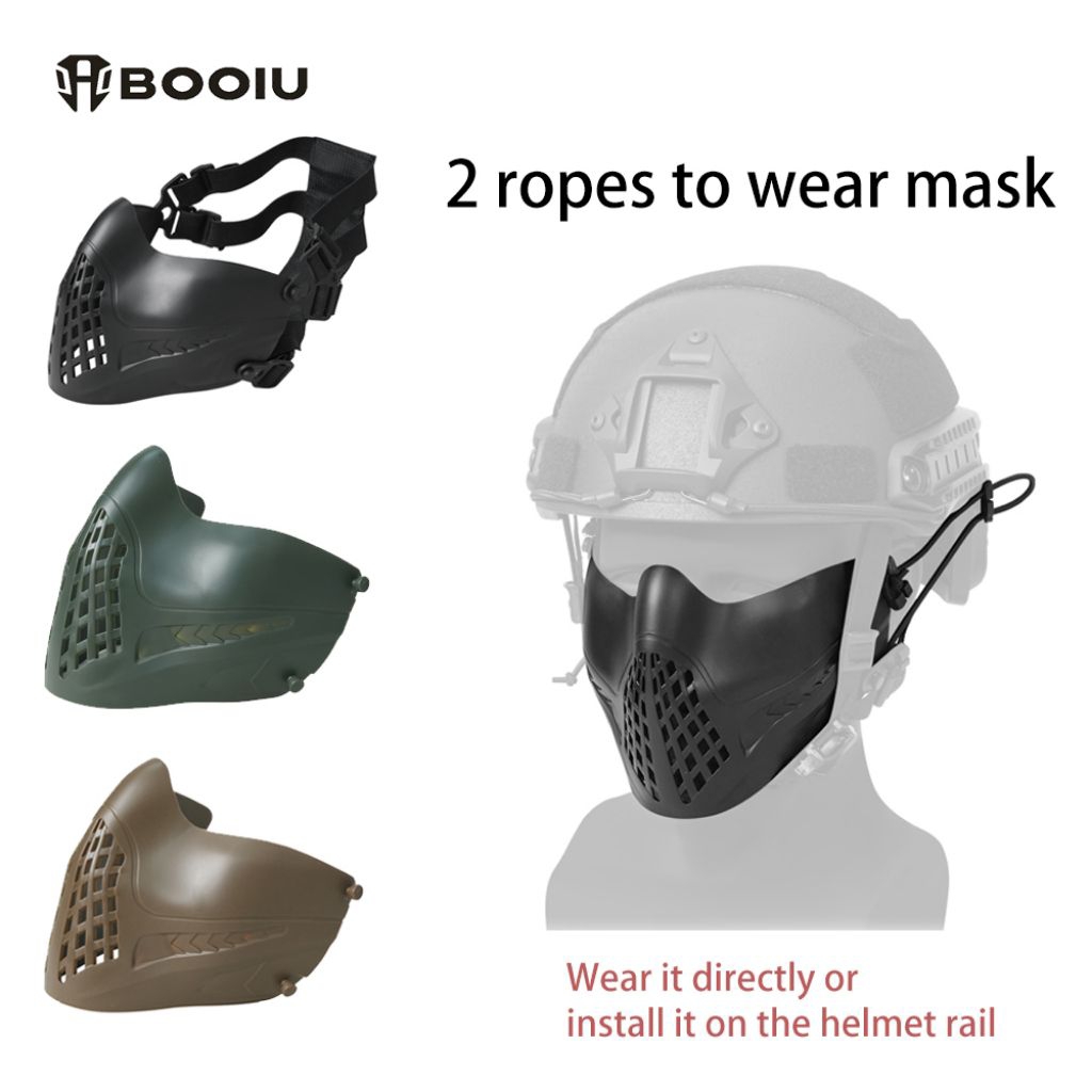 Masker Pilot Tactical TPU Mask Olahraga Outdoor Paintball Wargame Outdoor Paintball Taktis Original 