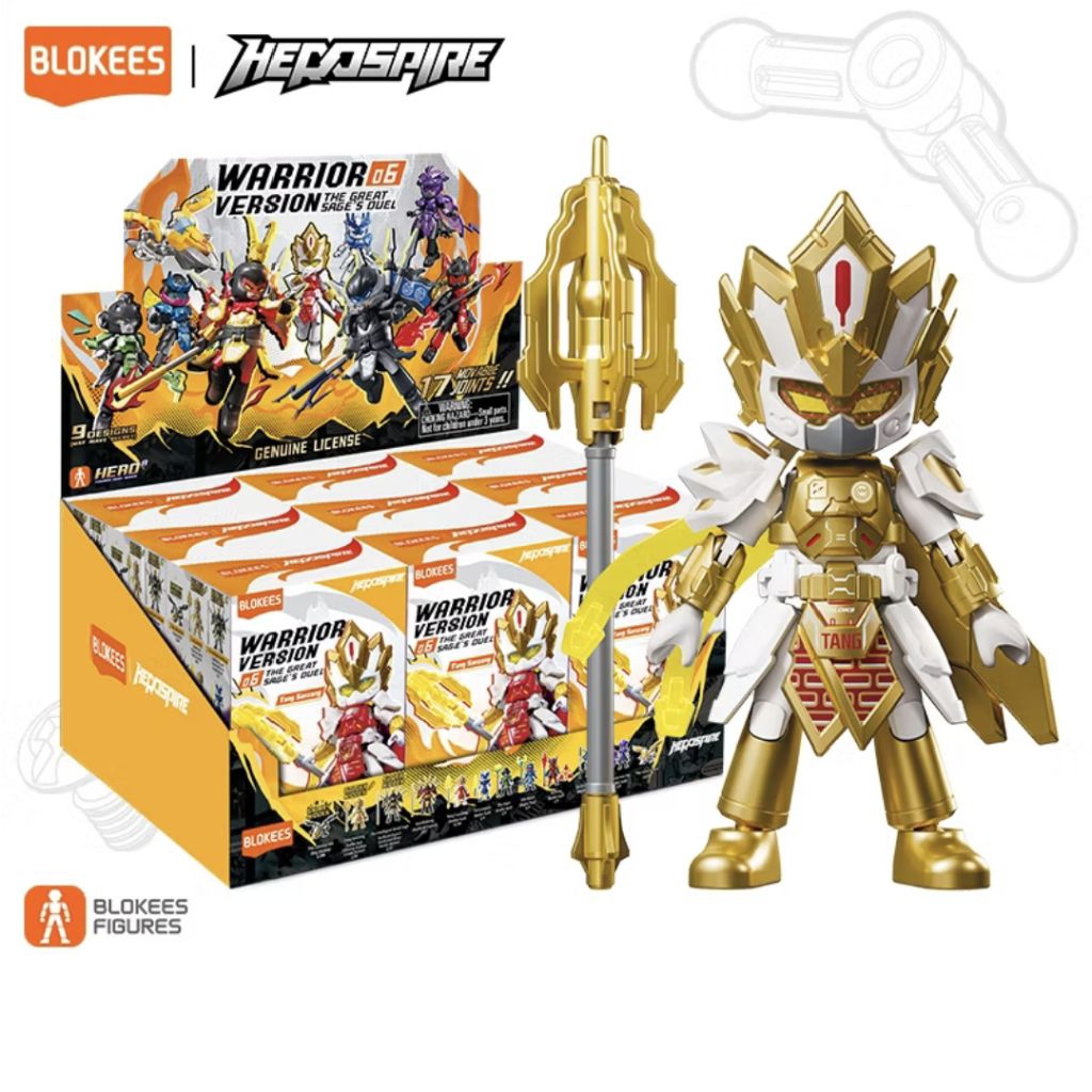 READY STOCK - HERO SPIRE WARRIOR VERSION 6 - MINI FIGURE - BLOKEES