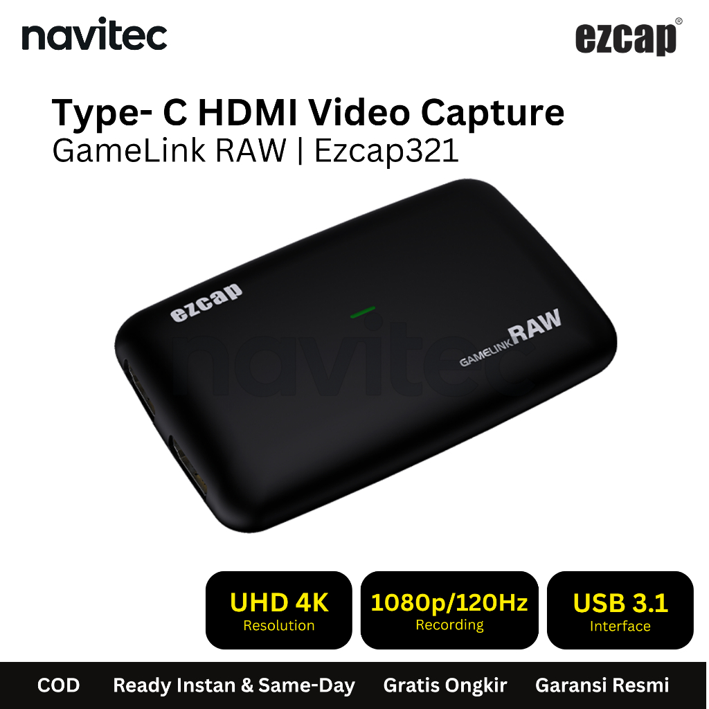 Ezcap321 USB 3.0 HDMI Capture 4K Live Streaming Gamelink RAW Capture Ezcap 321 / 321A / 321C