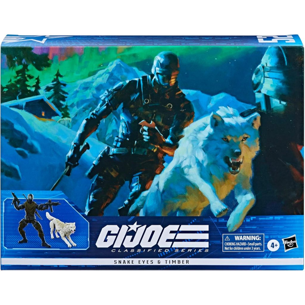 G. I. Joe Wolf Classified Series Snake Eyes & Timber Action Figures 52 Collectible Premium Toys, 6-I