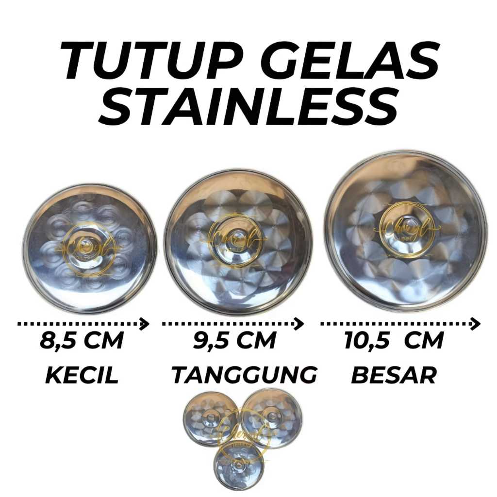 (6pcs)Tutup Gelas / Tutup Gelas Stainless / Gelas Plastik Tutup Gelas Melamin Tutup Gelas Silikon Ca