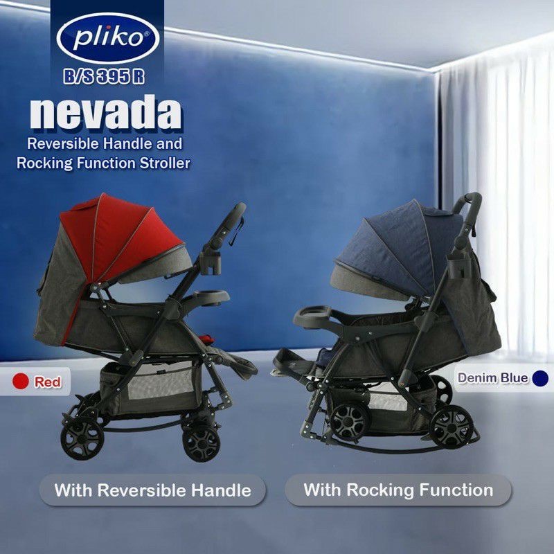 Pliko Nevada 395R Stroller Baby / Stroller Bayi // PIKMII BABY KIDS
