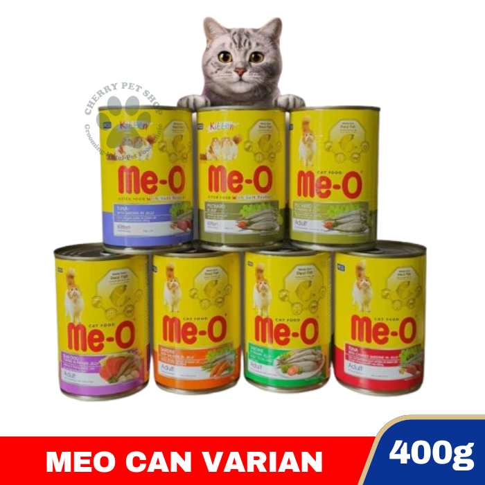 MEO CAN CAT FOOD 400GR | PAKAN BASAH KUCING TERMURAH