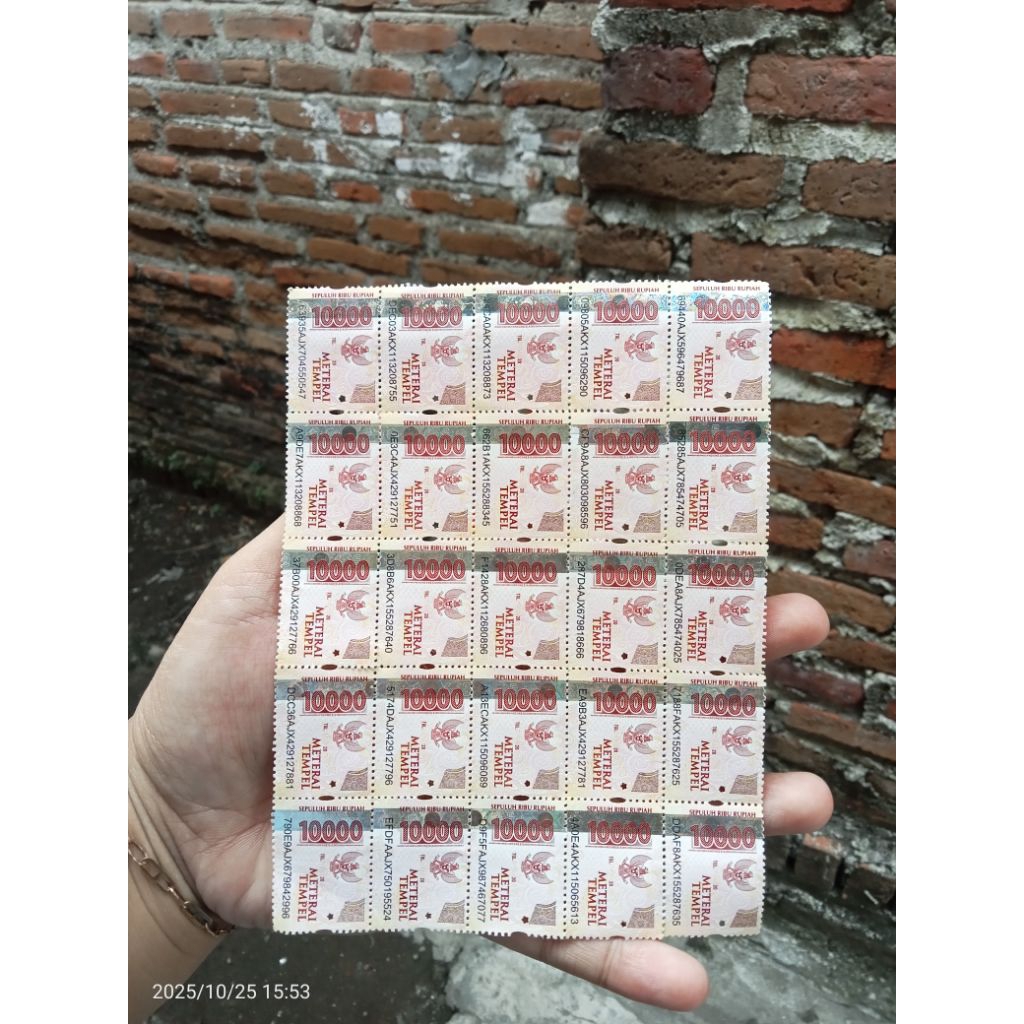 Materai ori pos 10000