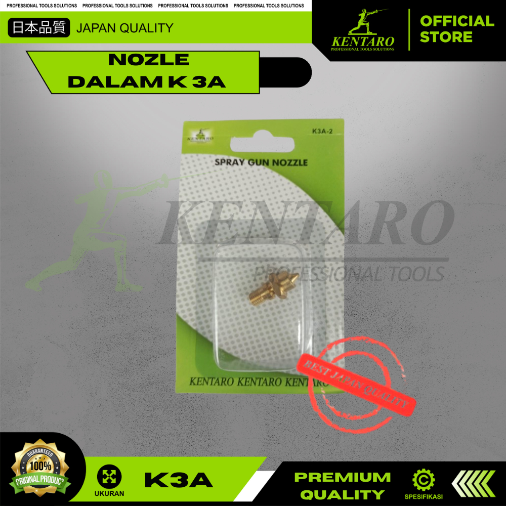 NOZZLE NOZEL NOZLE DALAM K 3A CAP KEPALA SPRAY GUN SEMPROT CAT K3 KENTARO JAPAN