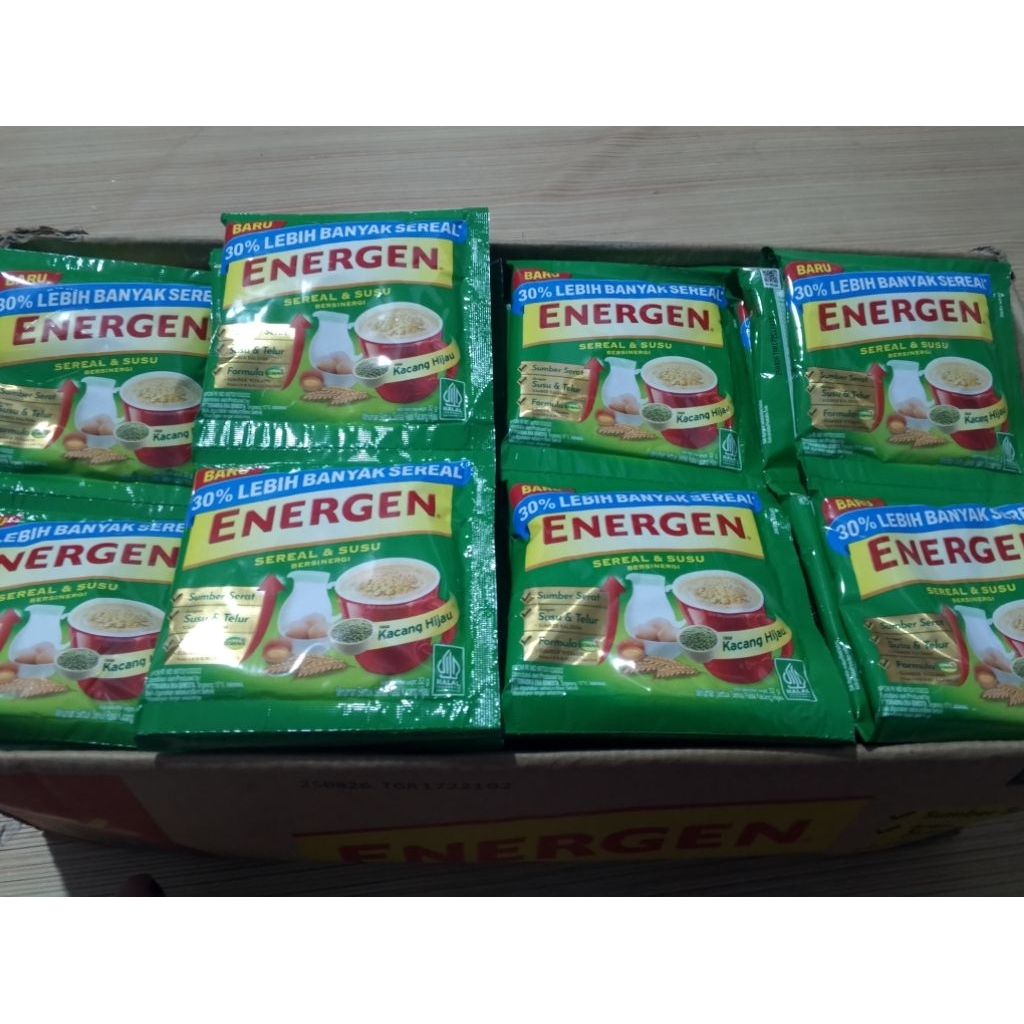 energen kacang hijau 1 renteng
