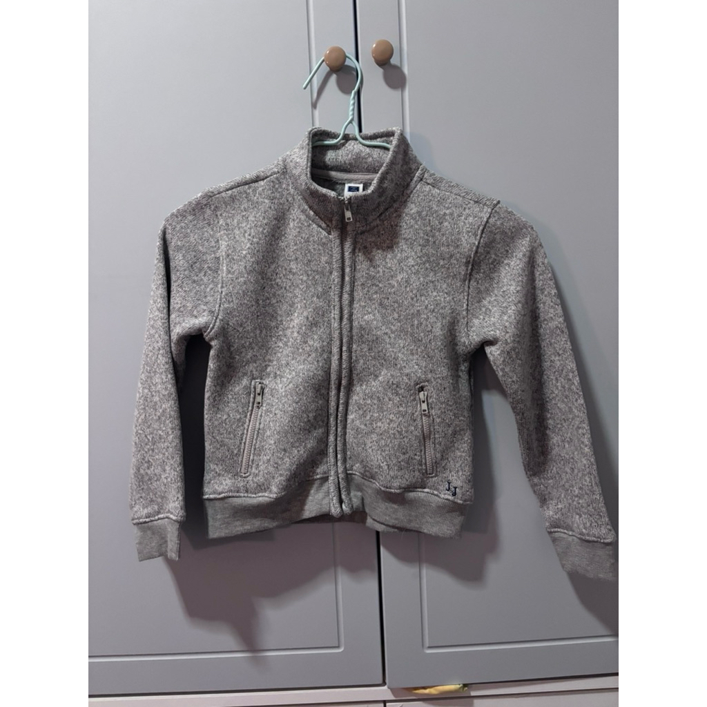 Preloved Jaket Sweater Grey Janie & Jack anak 5-6 Tahun