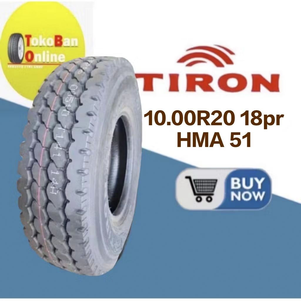 Ban Truk Radial Tiron 1000R 20 R 20 18PR 18 PR HMA51