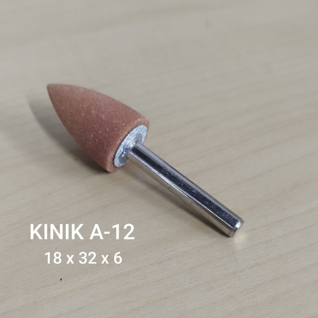 BATU GERENDA BOTOL KERUCUT A-12 KINIK MOUNTED STONE