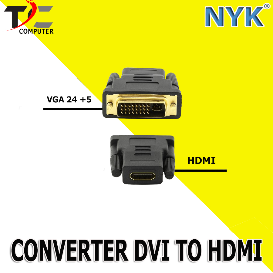 KONEKTOR / CONNECTOR / CONVERTER DVI TO HDMI 24+5 / DVI 24 + 5