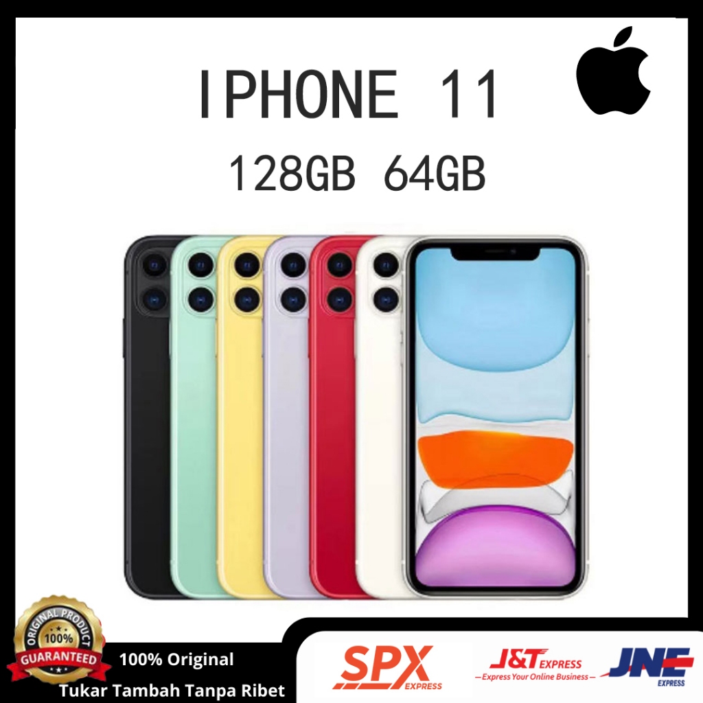 APPLE IPHONE 11 64GB/128GB HP11 SECOND ORIGINAL BERGARANSI EX INTER