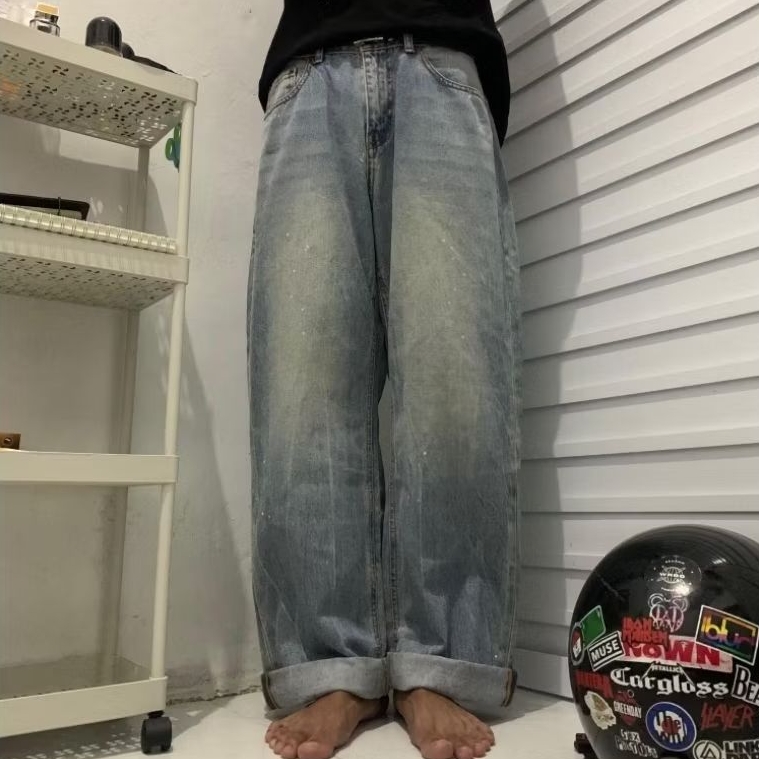 baggy denim selvedge by "FATALISM"