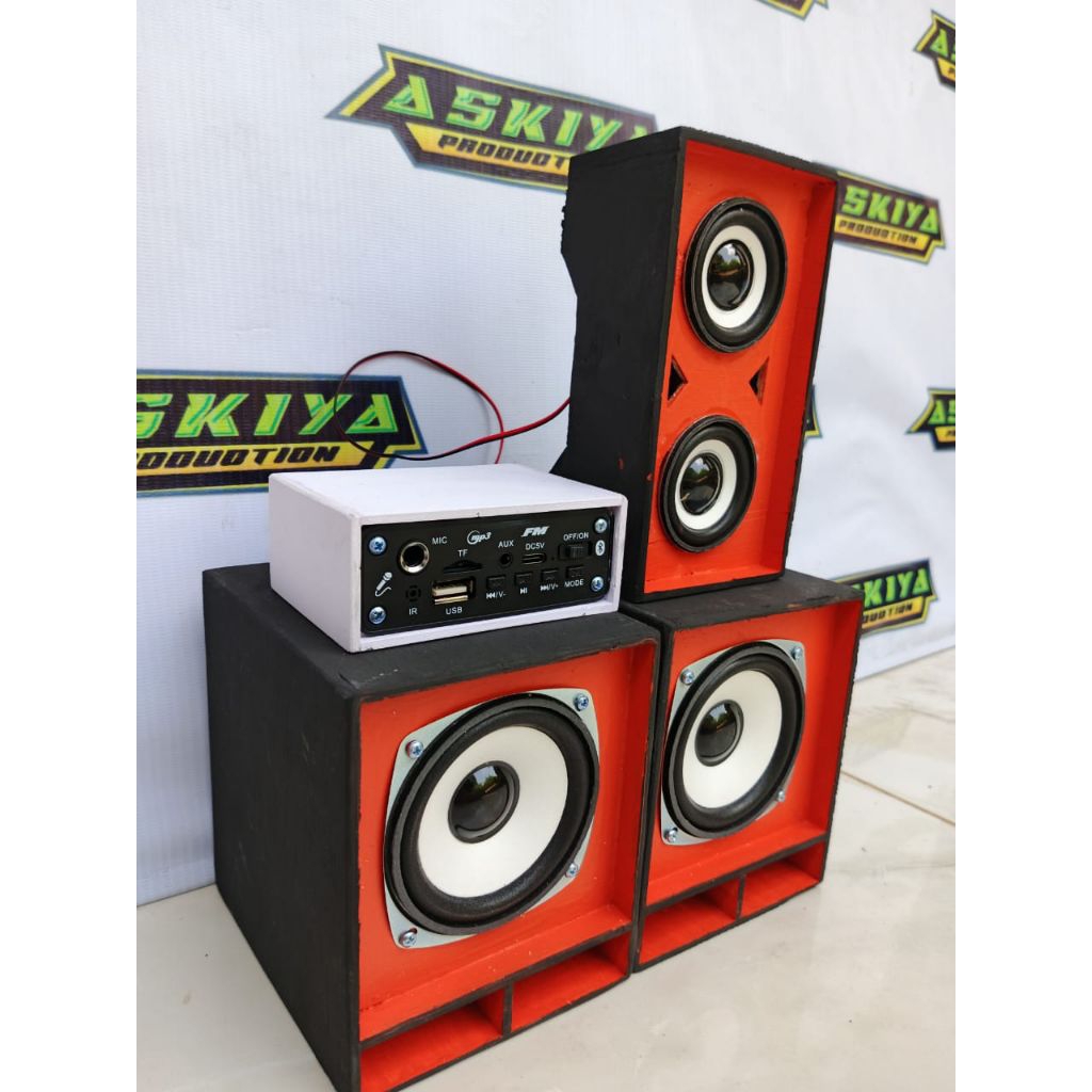 Miniatur sound sistem bisa karaoke bluetooth baterai cas