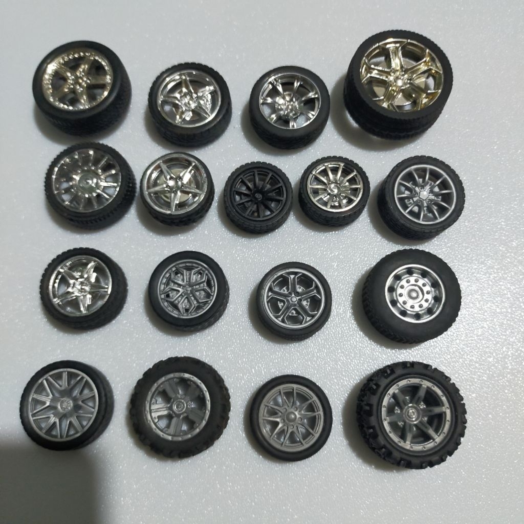 ANEKA RODA BAN RC || BAN MOBIL RC MAINAN || SPARE PART RC RODA BAN || ANEKA MACAM BAN RC
