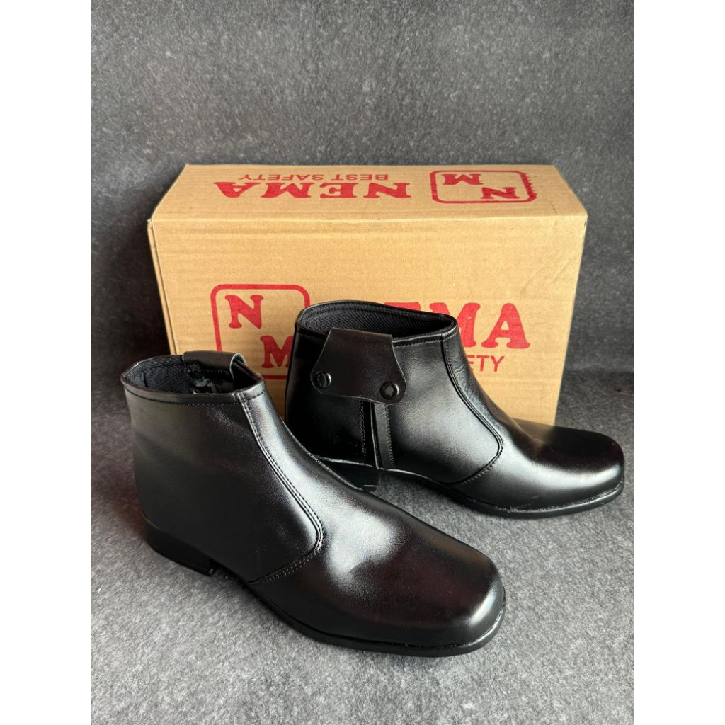 SEPATU PDH WANITA.BAHAN KULIT ASLI.PDH KOWAD.POLWAN