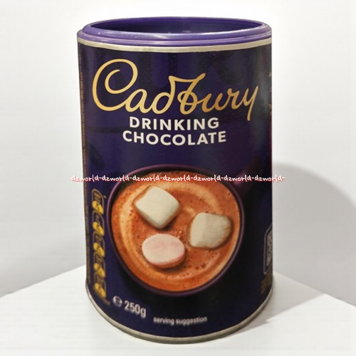 Cadbury 250gr Drinking Chocolate Powder Coklat Bubuk Kemasan Kaleng Cadbury Coklat Minum Bisa Disaji