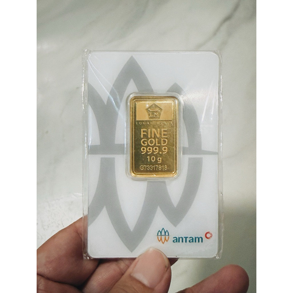 Emas Antam LM 10 Gram Certieye Logam Mulia 10 Gr Asli Ori