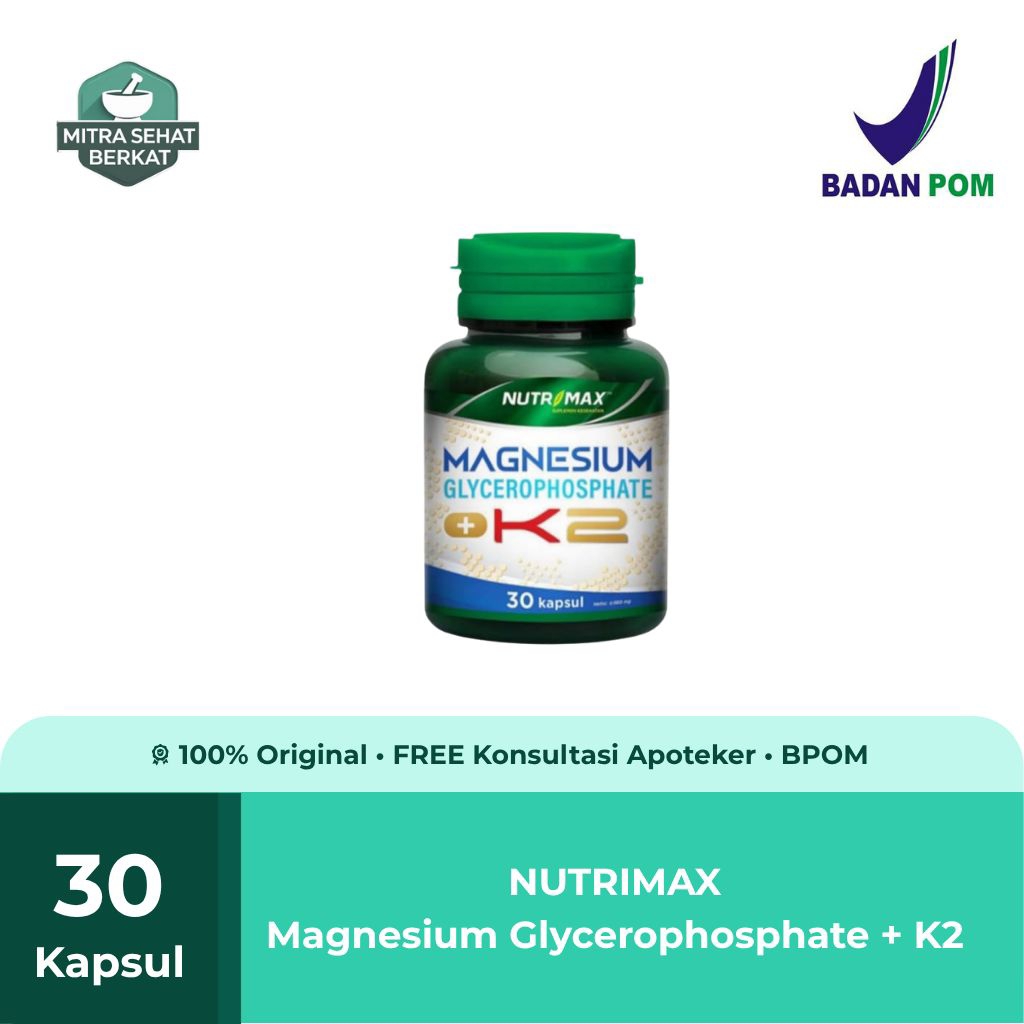 NUTRIMAX Vitamin Magnesium Glycerophosphate + K2