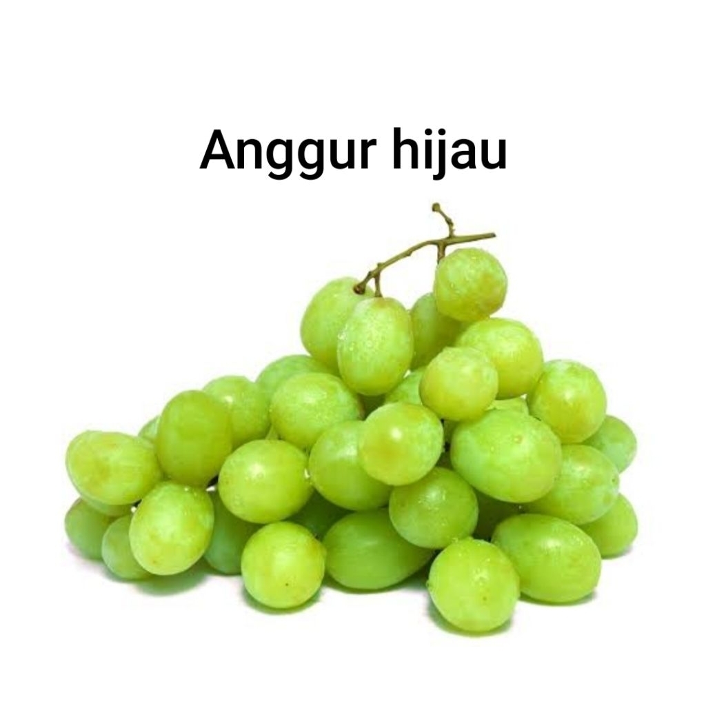 BUAH-BUAHAN ANGGUR HIJAU SEEDLES FRESH NON-BIJI