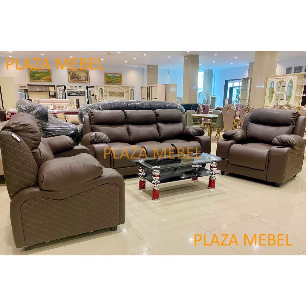 Sofa Kursi Tamu 321 APOLLO Dacron MURAH - Empuk Minimalis (TANPA MEJA)