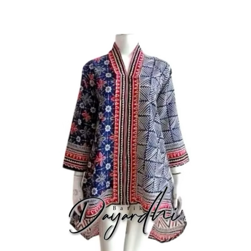 Batik Dayardhi Motif Iwan Tirta Navy Red