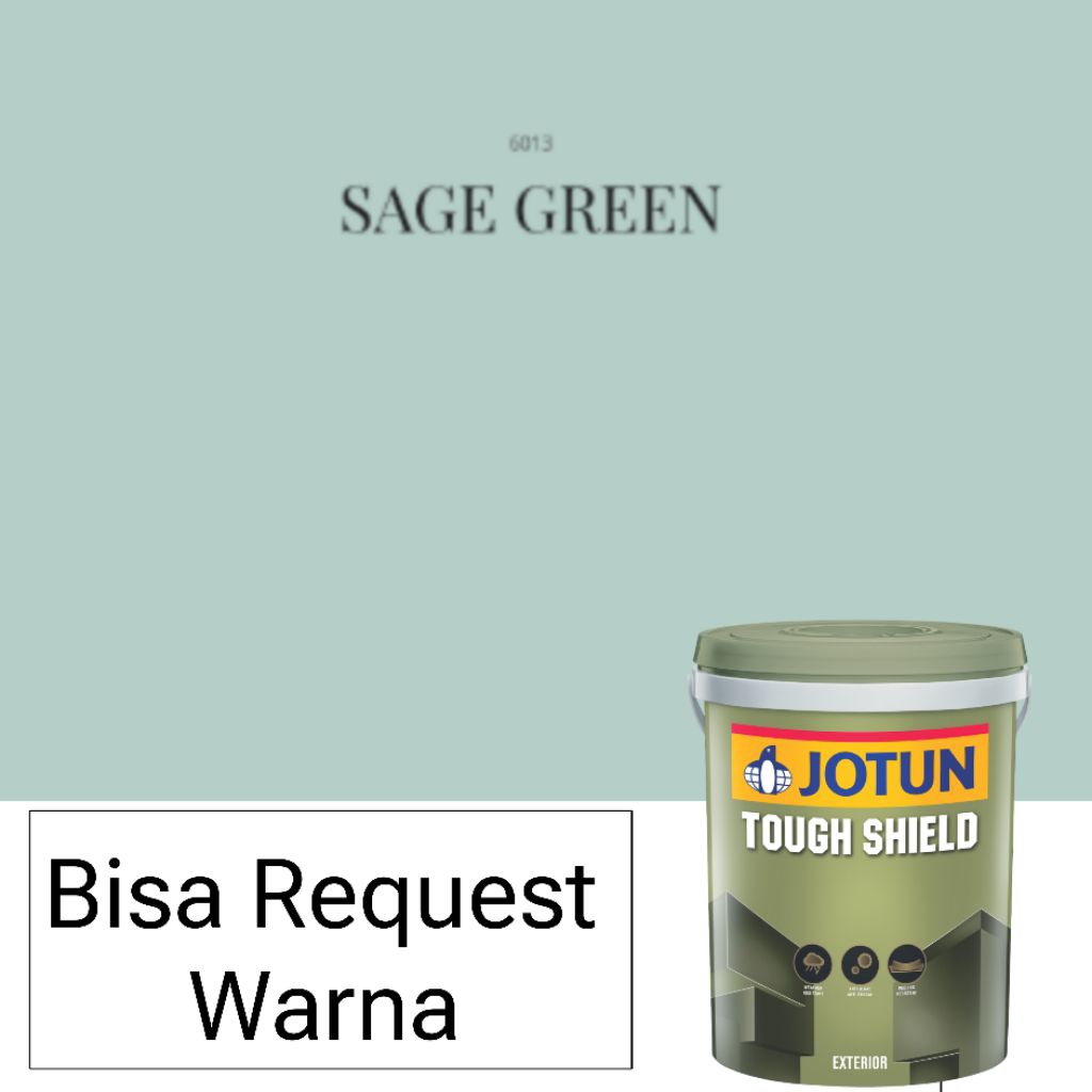Jotun Tough Shield 6013 SAGE GREEN 18L (25kg) Cat Dinding Tembok Exterior