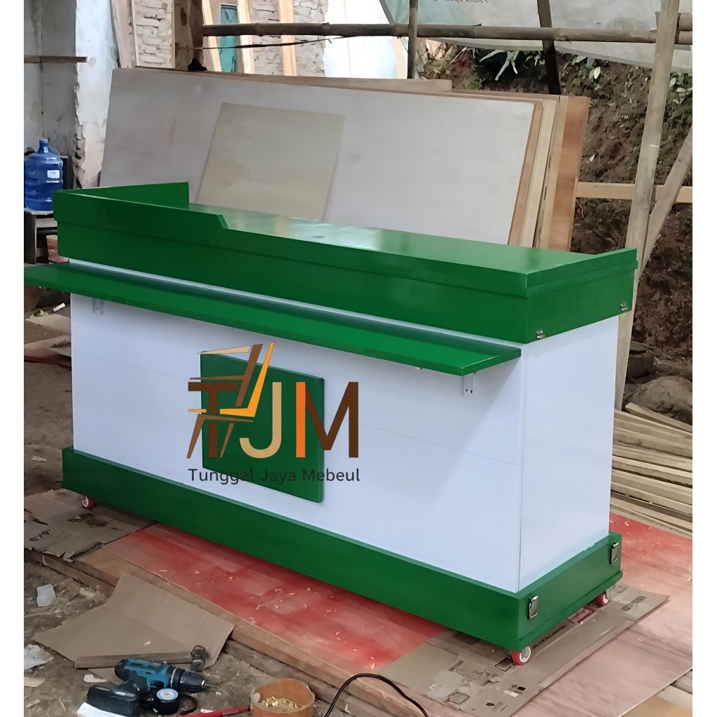 booth koper portable, booth dimsum, meja lipat, booth event desk, booth murah mewah, meja jualan