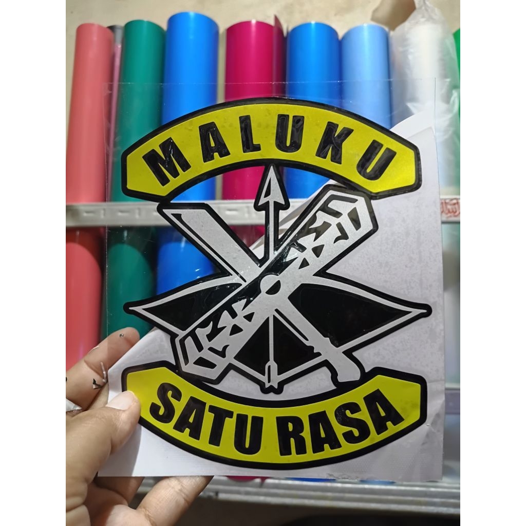 Sticker Cutting MALUKU SATU RASA