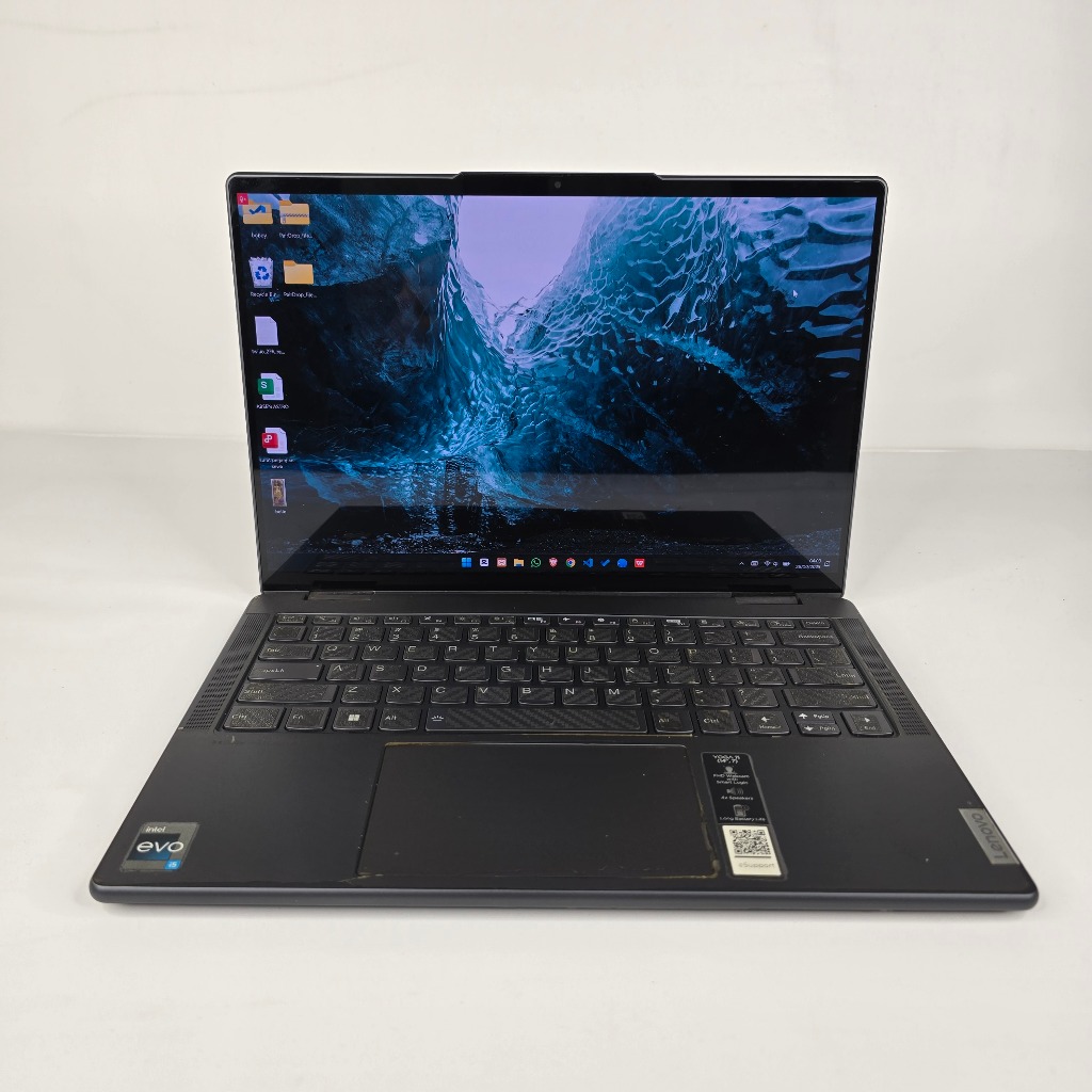 Laptop 2 in 1 Lenovo Yoga 7i OLED Intel Core i5 1240P Gen 12 Ram 16GB SSD 512GB Second Bekas