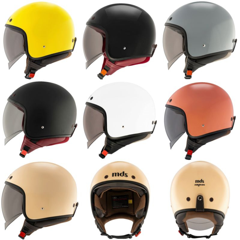 Helm MDS Magnum Solid Terbaru | MDS magnum kaca dalam | MDS magnum Original 100%