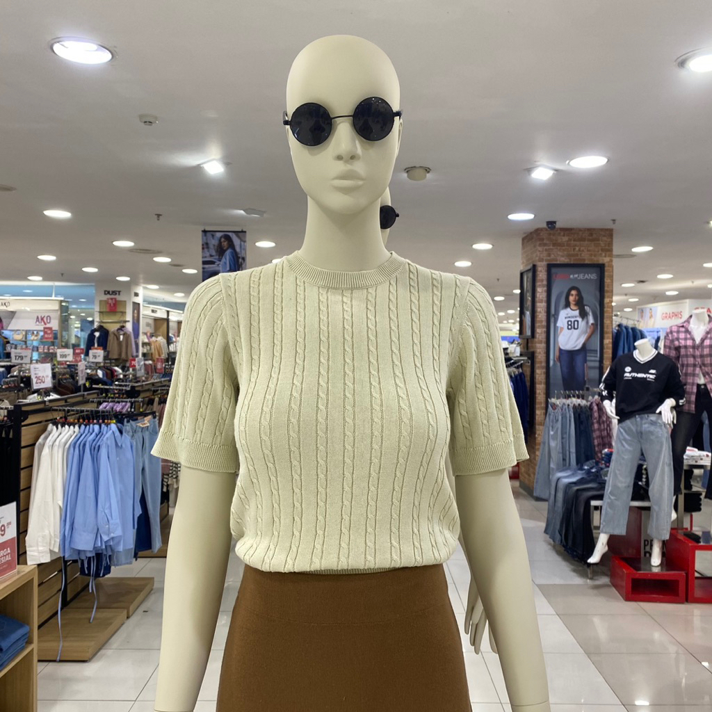 SUKO KNITWEAR RAJUT WANITA LENGAN PENDEK TERBARU MATAHARI ORIGINAL