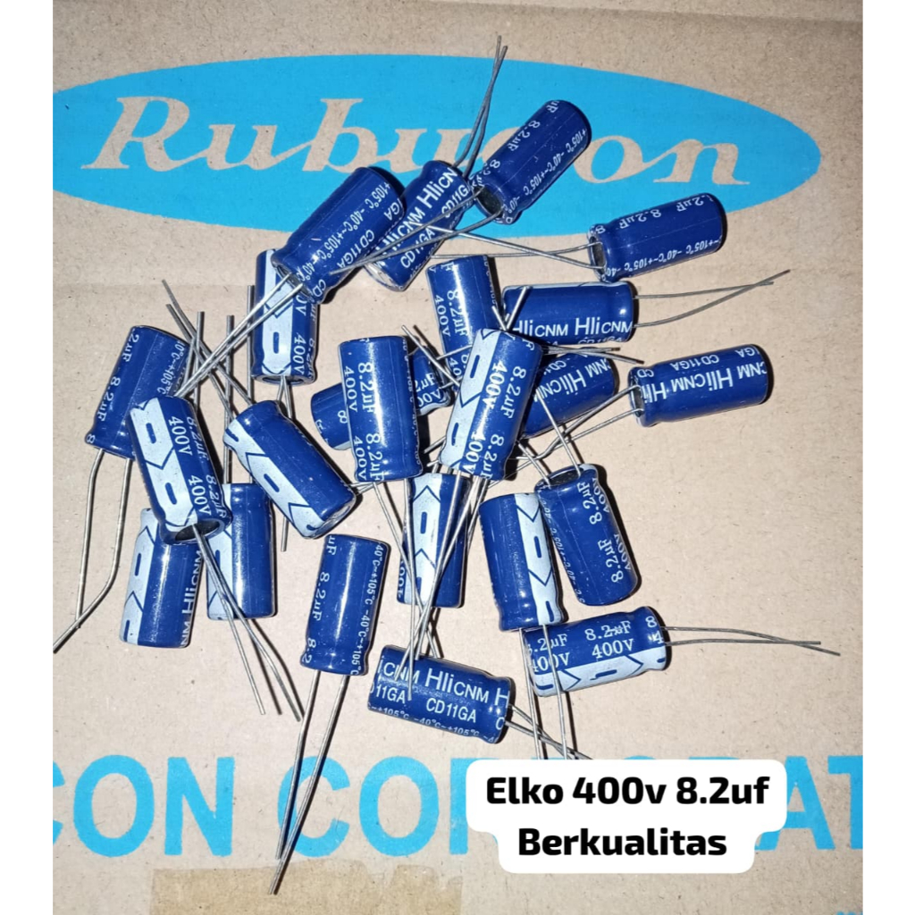 5Pcs Elko 400v 8.2uf Elco 8.2uf 400v Original