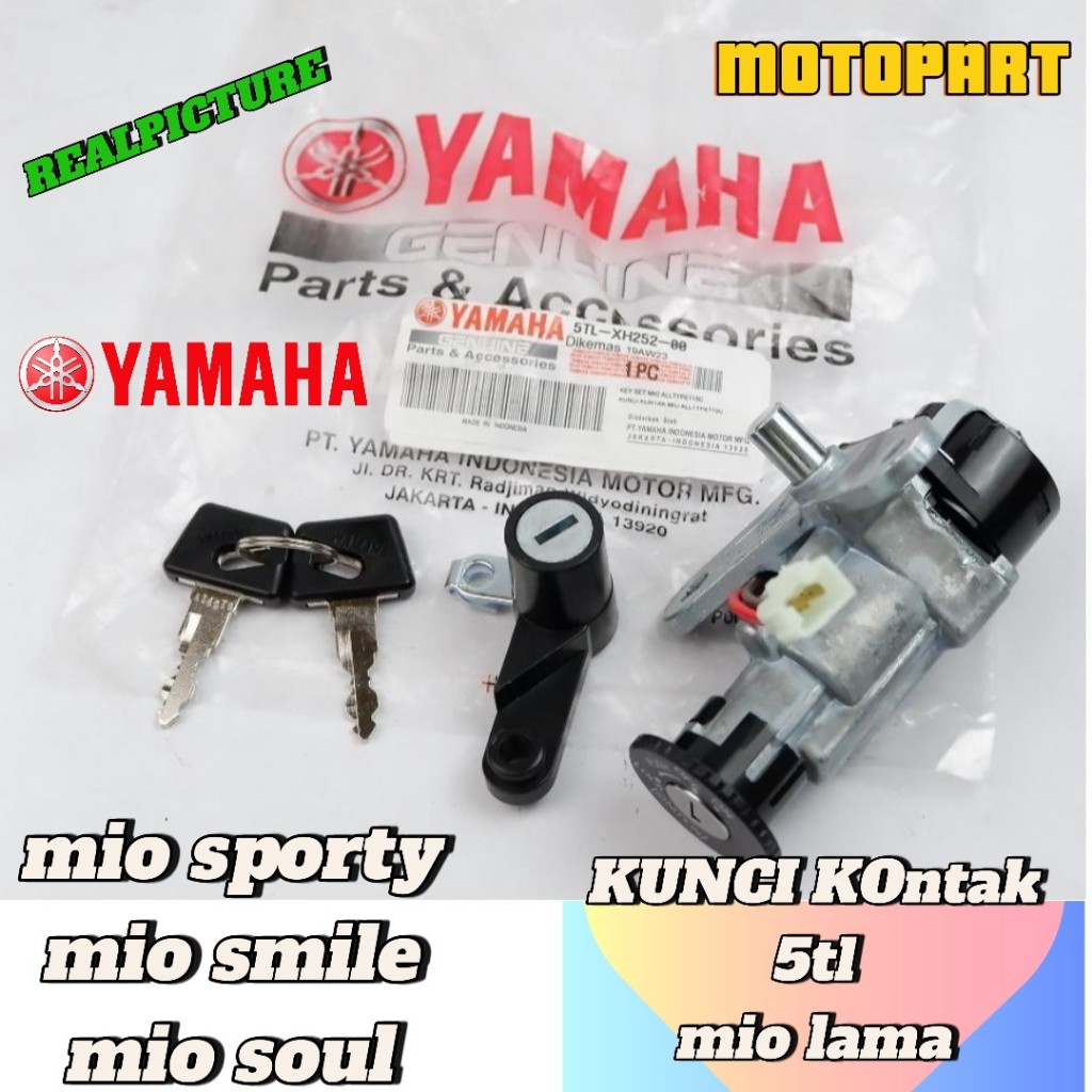 Kunci Kontak 5TL  kontak Mio Sporty  kontak Mio Smile kunci kontak mio smile kunci kontak mio sporty