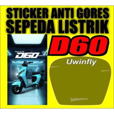 Super Promo Sticker Antigores Pelindung Speedometer Sepeda Listrik Uwinfly D60