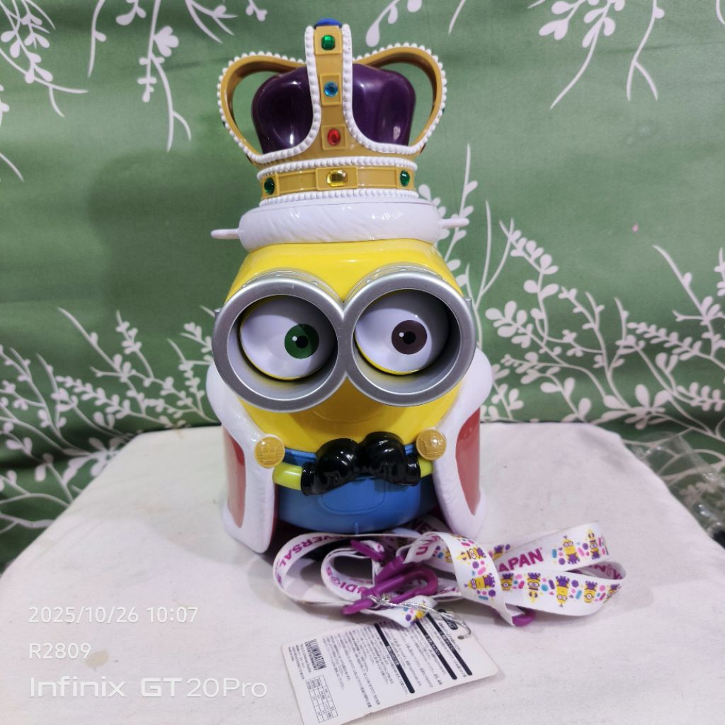 Minion King Bob Popcorn Bucket Universal Studios Japan