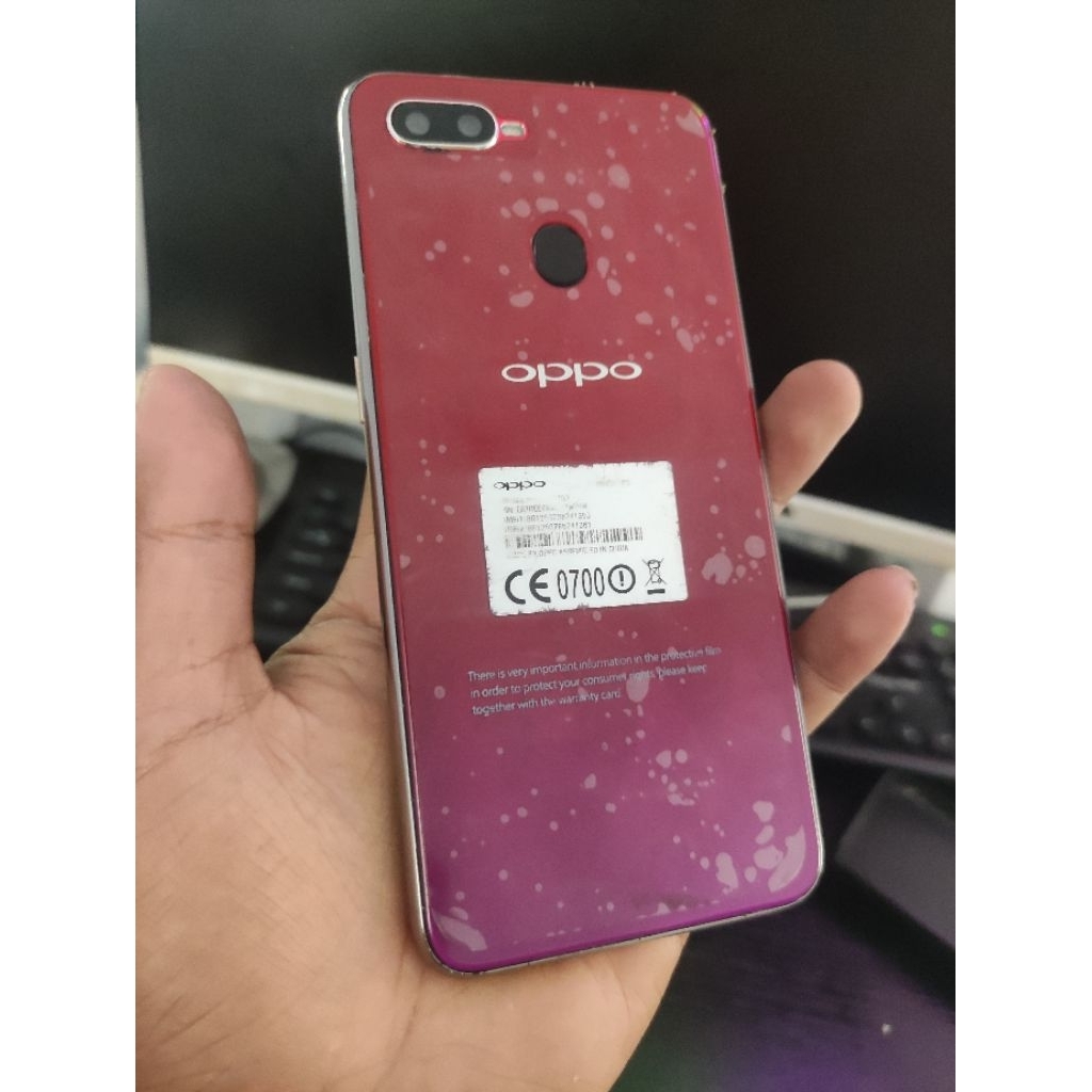 OPPO F9 MINUS WIFI ONLY HARUS SOFTWARE PANDORA IMEI indosat bisa KE BLOK MIN LCD BERCAK