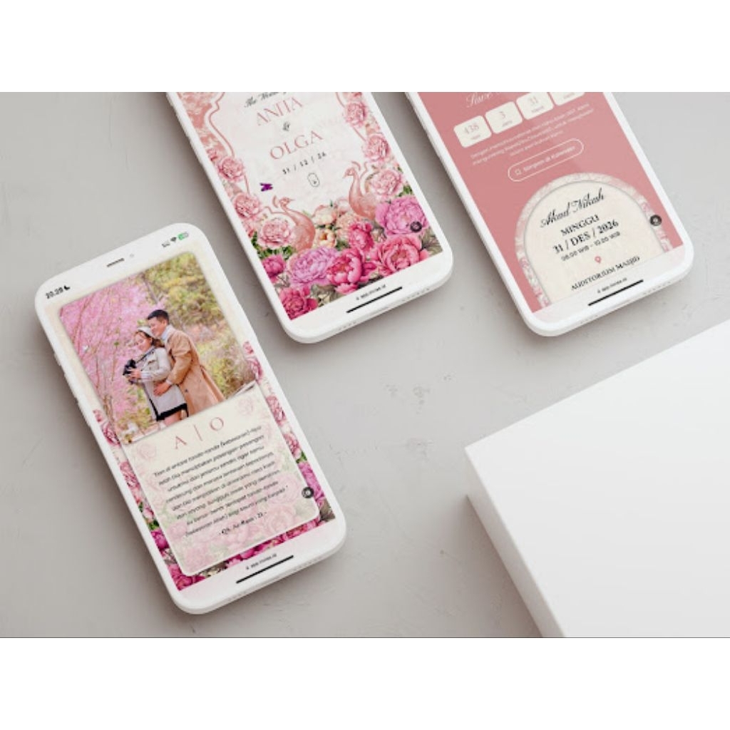 undangan digital website pernikahan,undangan Link,undangan digital motion 3D