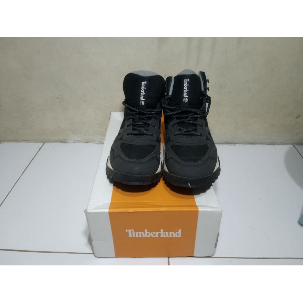 sepatu hiking Timberland Lincoln peak black leather