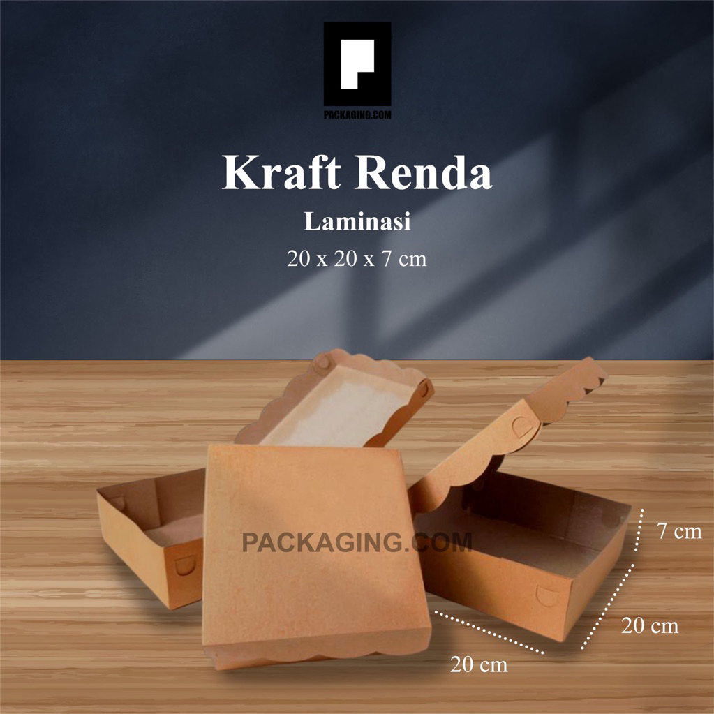 Box Kraft Laminasi/Dus Coklat Laminasi