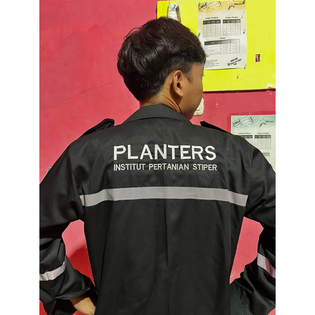 Baju Kerja Wearpack K3 Safety gratis bordir nama Kemeja Engineering Atasan Werpak Bengkel Las Murah 